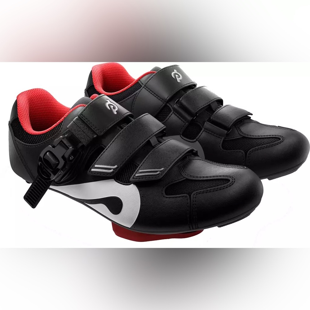 BNIB! Unisex Peloton Cycling Shoes in Black, Red & White l EUR 40/M 7.0/W 9.0